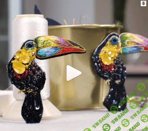 [le.barm] Брошь Туканчик (2019)