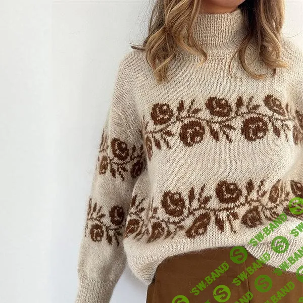 [Le Knit, Lene Holme Samsøe] Женский свитер оверсайз вязаный спицами сверху Rosie Sweater (2025)