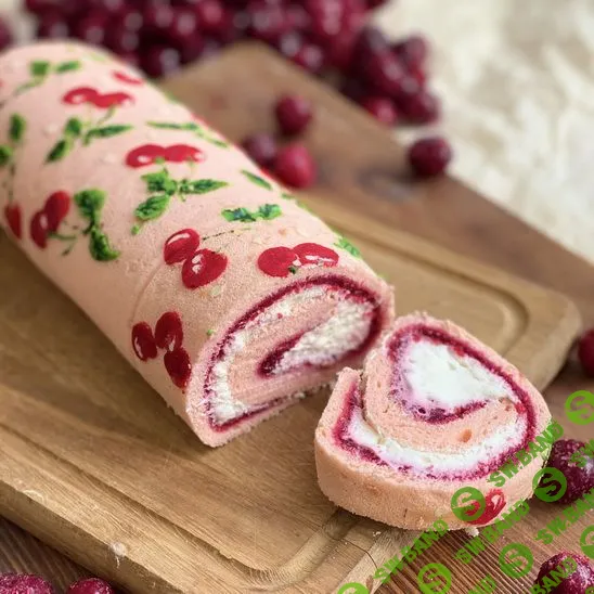 [le Krendel] Бисквитный рулет с рисунком (2021)