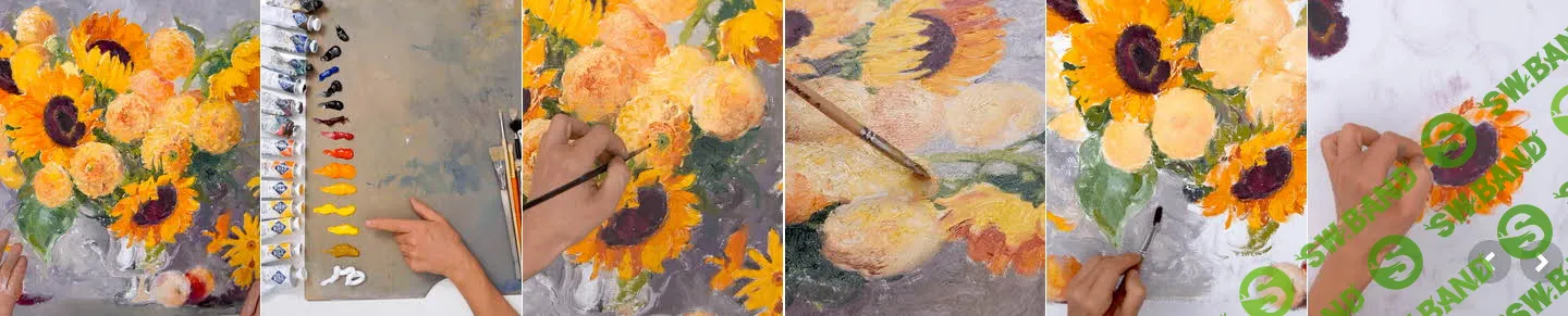 [lectoroom, Тамара Камаева] Натюрморт с подсолнухами: шаг за шагом к масляной живописи (2024)