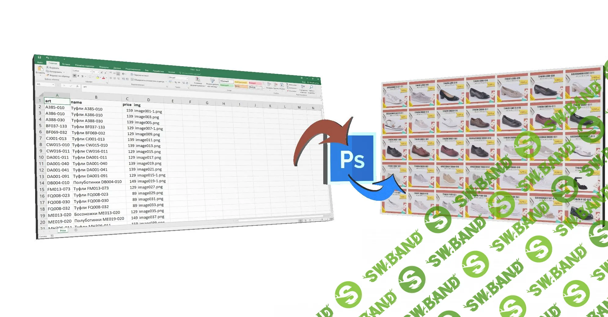 [LeechSlava] Генерация уникального контента в фотошоп (2019)