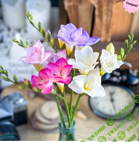 [Лепка] Фрезии [tanyaflower]