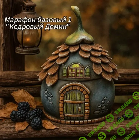 [Лепка] Марафон базовый 1 Кедровый домик [Лёля Раевская]