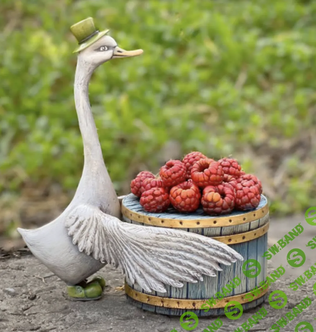 [Лепка] Мастер класс 080 Счастливый гусь [Леля Раевская]