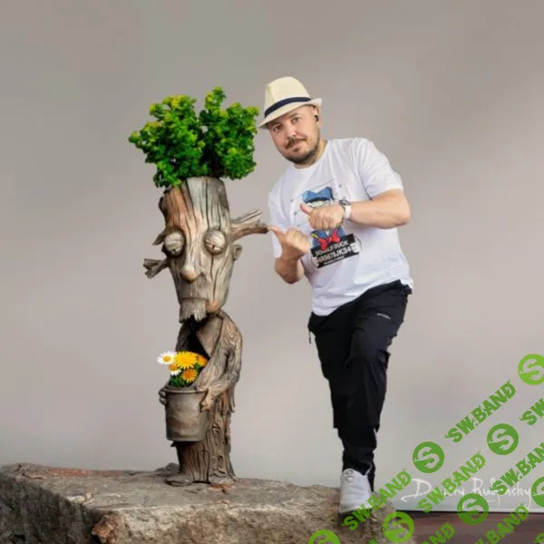 [Лепка] МК "Садовичок" Арт-бетон / Лепка из пластичного гипса [Дмитрий Руденский]