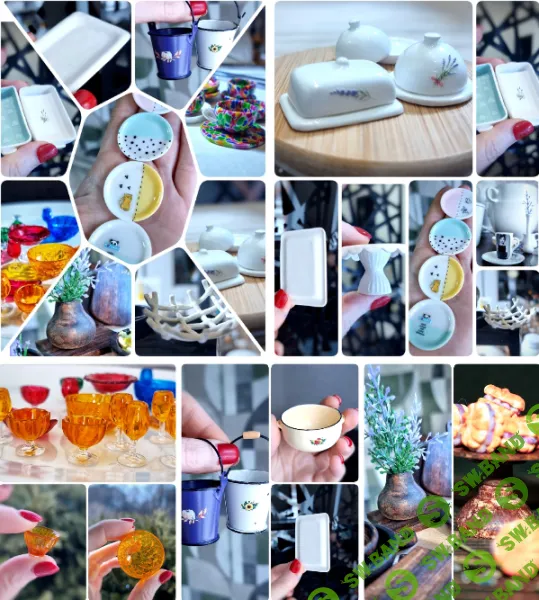 [Лепка] Сборник мастер-классов "Посуда" [Наталья Левина]