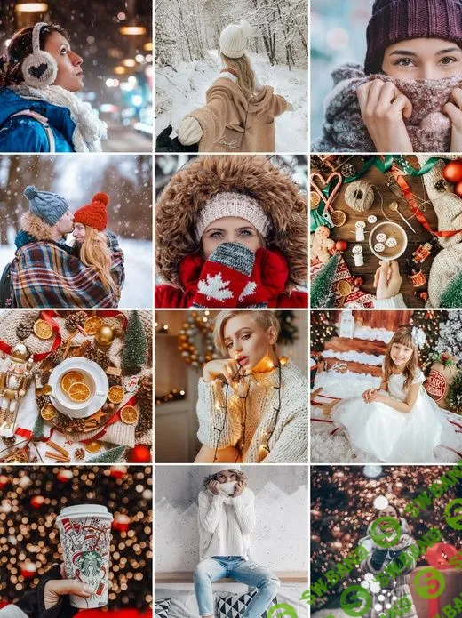 [Lightroom Mobile Presets] MY WINTER - 16 УНИКАЛЬНЫХ ЗИМНИХ ПРЕСЕТОВ (2020)