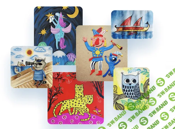 [Lil School] Обучение детей рисованию в летнем лагере. Июнь (2020)