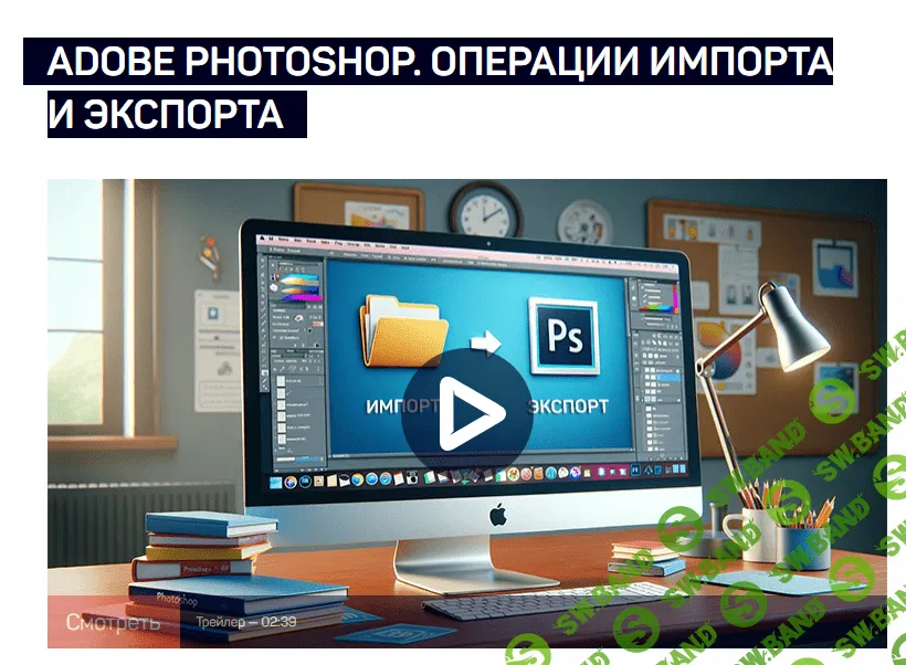 [LiveClasses] Adobe Photoshop. Операции импорта и экспорта (2023)