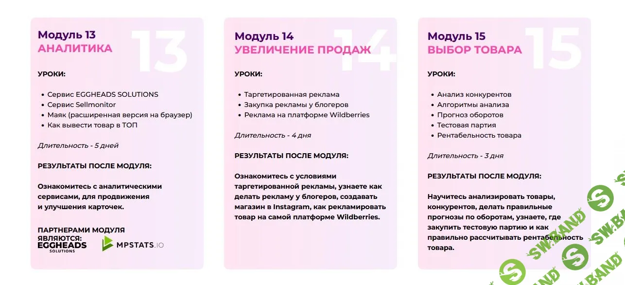 [Лиза Никонорова, Олеся Борисова] Менеджер маркетплейсов (2022)