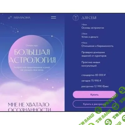 [Лиза Васина] Большая астрология. Тариф "Миллионер" (2022)