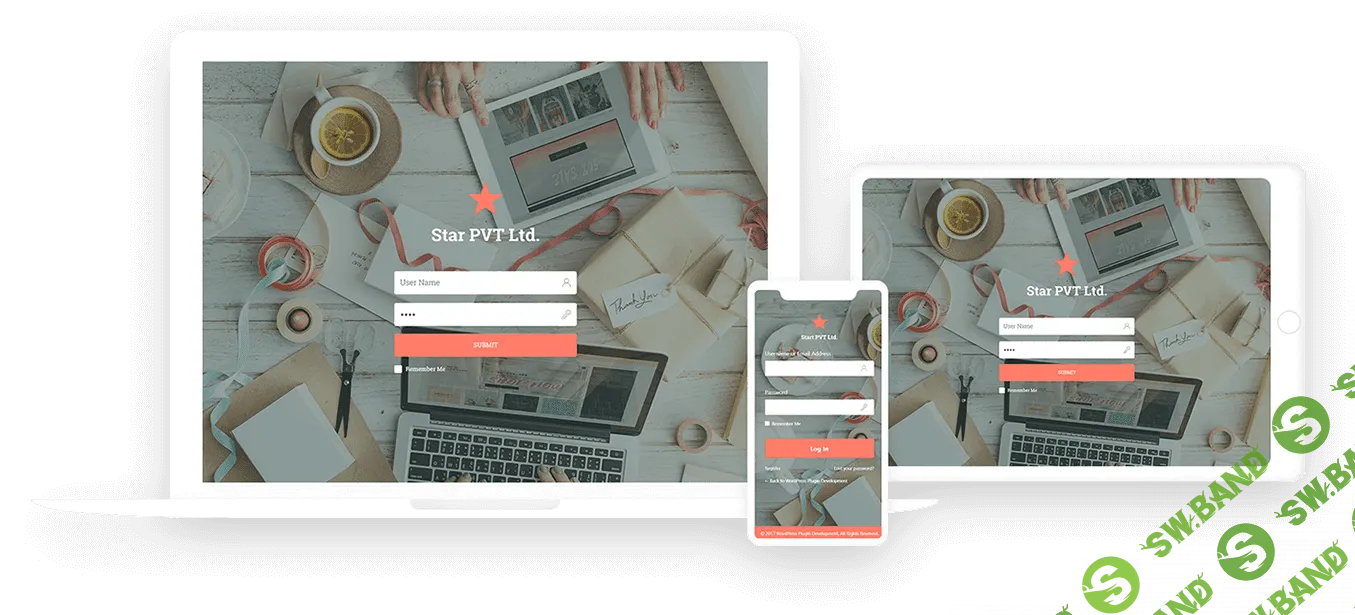 LoginPress PRO v2.4.0 - ребрендинг скучных страниц входа в WordPress