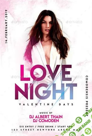 Love Night Party Flyer Templates