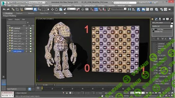 [Lynda.com] Повышение навыков UVW маппинга в 3ds Max