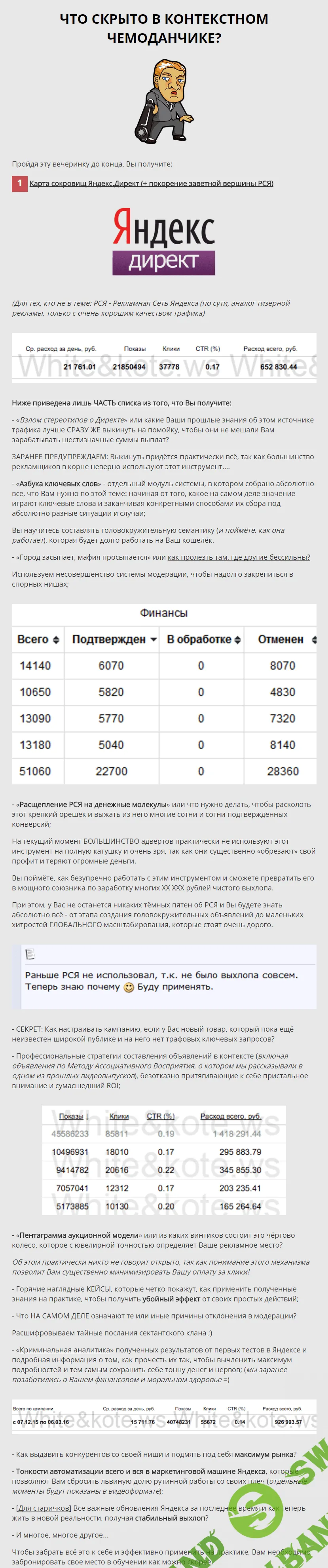 Мафия Контекстной Рекламы 3.0 от Александр Корнилов (kote.ws) 2017