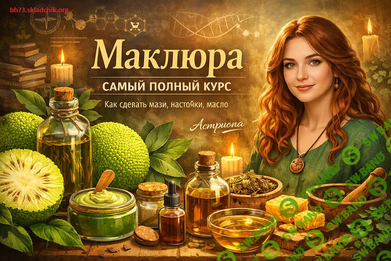 Маклюра, самый полный курс. Как сделать мази, настойки, масло [Stepik] [Астриона]