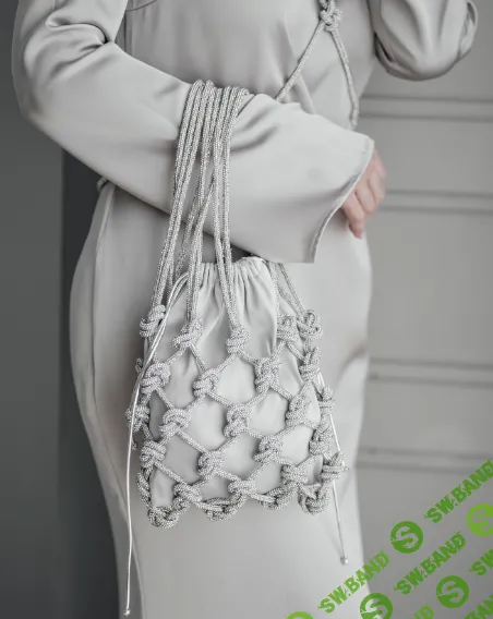 [Макраме] Авоська из блестящего шнура [w.all.s]