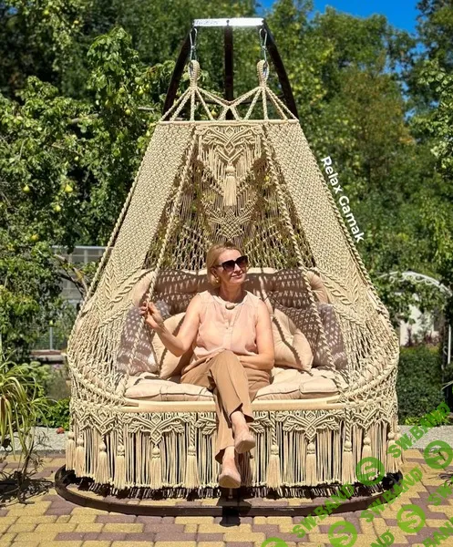 [Макраме] Диван «Цезарь» [relax_gamak] [Наталья Никулина]