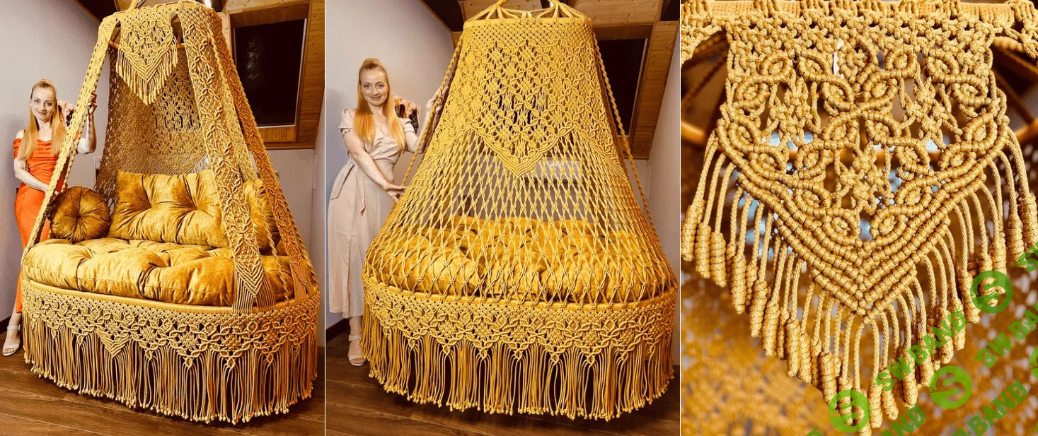 [Макраме] Королевский Диван [Best Gamak] [Светлана Звягинцева]
