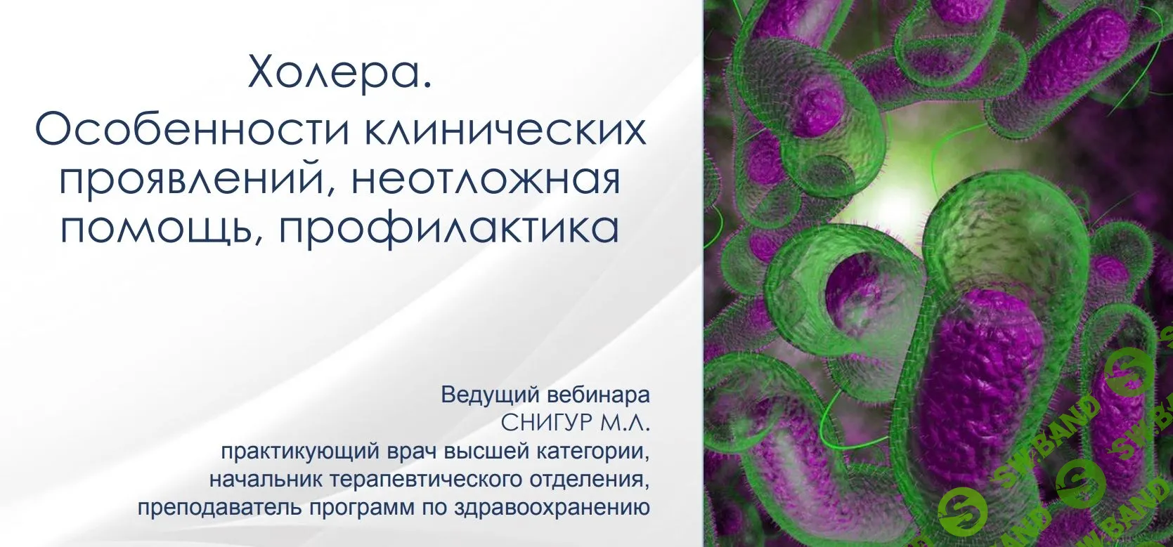 [Максим Снигур] Холера. Особенности клинических проявлений, неотложная помощь, профилактика (2021)