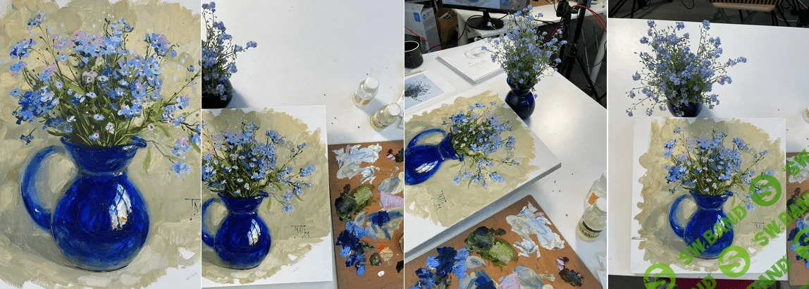 [Мария Павлова] [lectoroom] Букет незабудок в синем кувшине (2022)