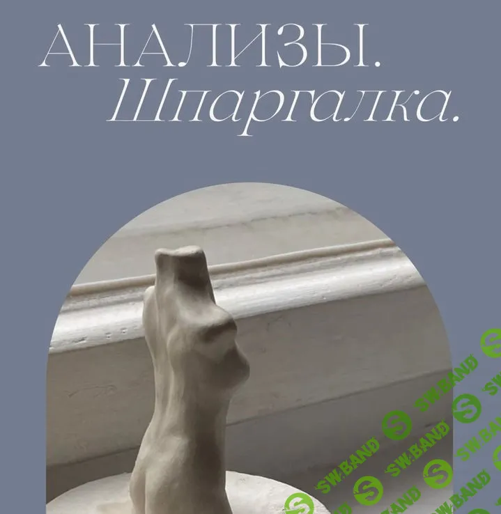 [Мария Серт] Анализы. Шпаргалка (2023)