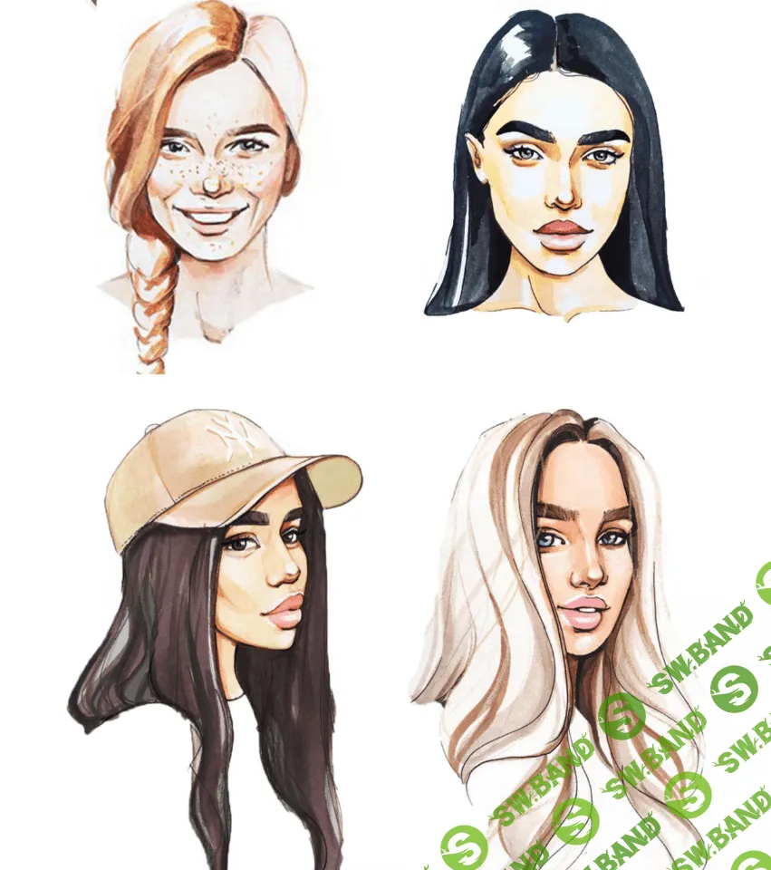 [Mарина Сысоева] Портрет с нуля за 10 дней! (2019)