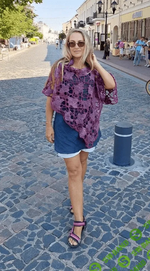 [Марта Дорофеева] Стихия. Кардиган и накидка-пончито из вареной шерсти (2022)