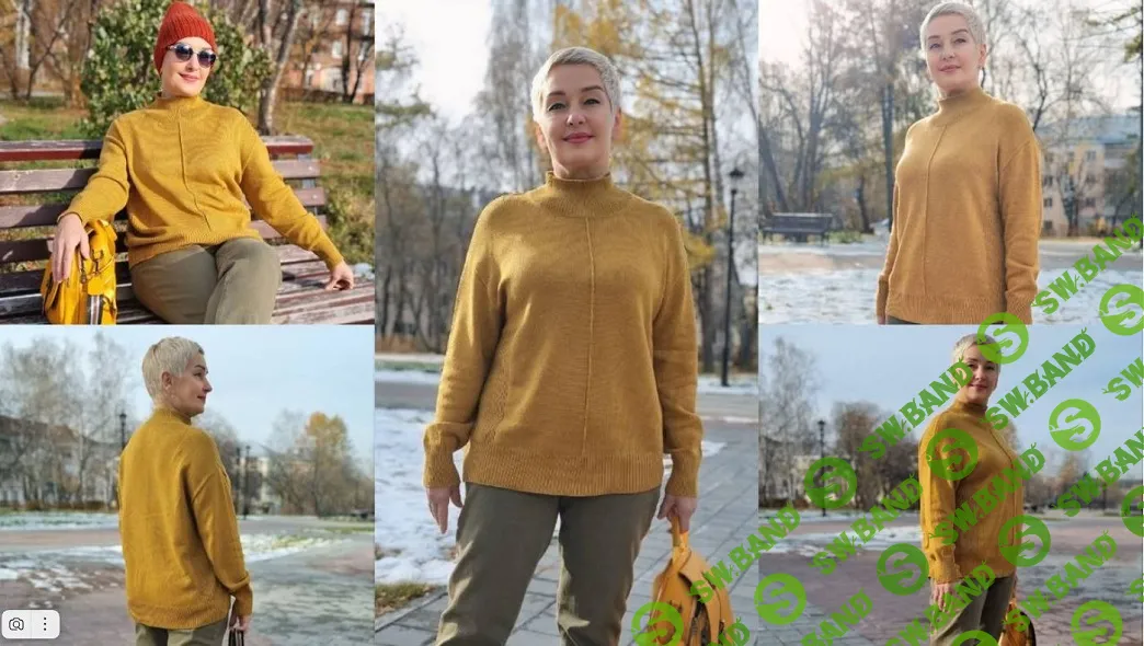 [Машинное вязание] Джемпер Аура [Ольга Юрьева]