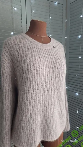 [Машинное вязание] Джемпер пески Намибии [Татьяна Макаренко]