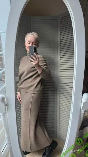 [Машинное вязание] Юбка-рыбка [Татьяна Макаренко]