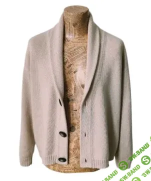 [Машинное вязание] Кардиган с шалевым воротником Альфа [Светлана Кудымова]