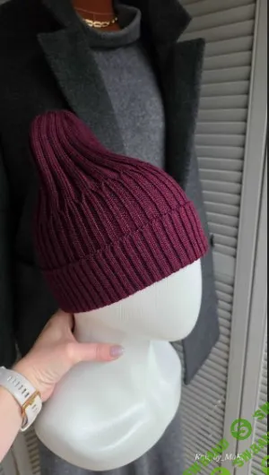 [Машинное вязание] МК Шапка Скандинавия [Татьяна Макаренко]