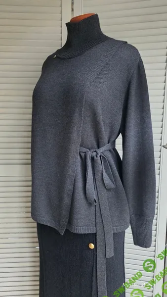 [Машинное вязание] Свитер Пепел [Татьяна Макаренко]