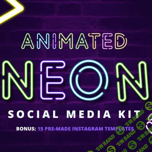 [masterbundles] Неоновые шаблоны постов, для инстаграм других соц сетей.