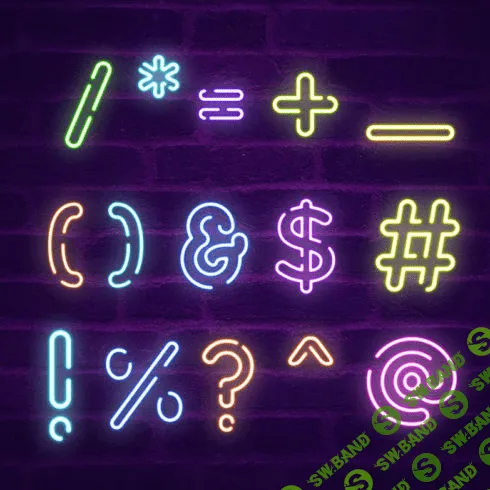 [masterbundles] Неоновые шаблоны постов, для инстаграм других соц сетей.