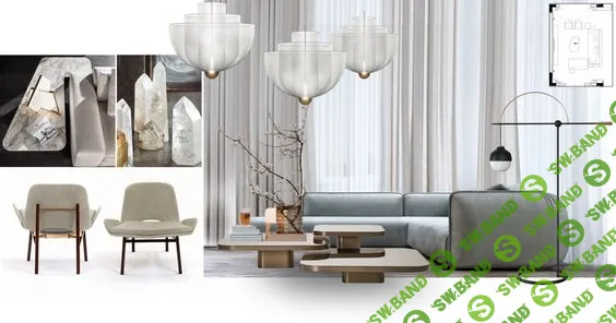 [Международная школа дизайна] Интерьерный коллаж в Photoshop