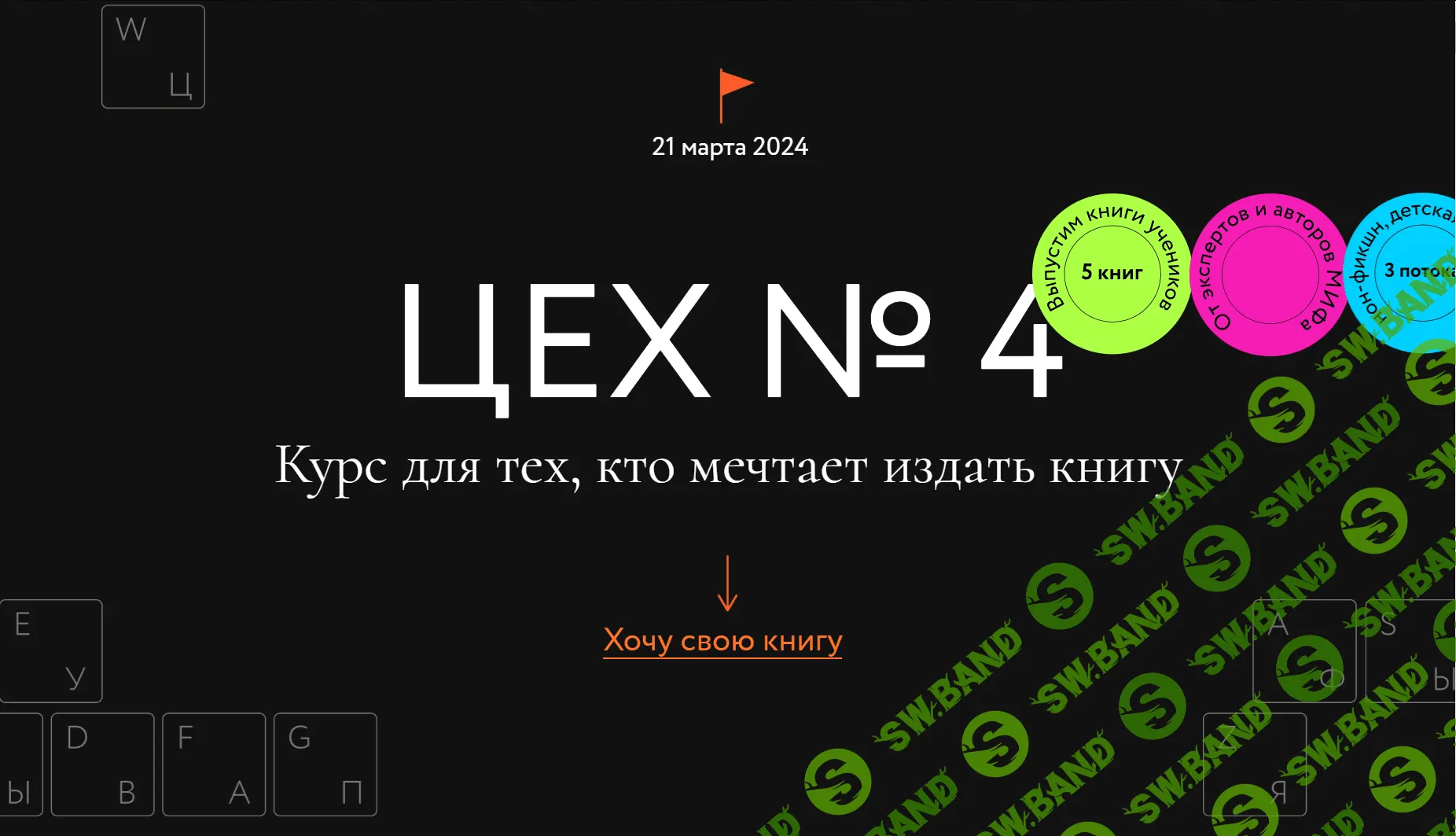 [МИФ] Цех №4. Курс для тех, кто мечтает издать книгу. Тариф Ученик (2024)
