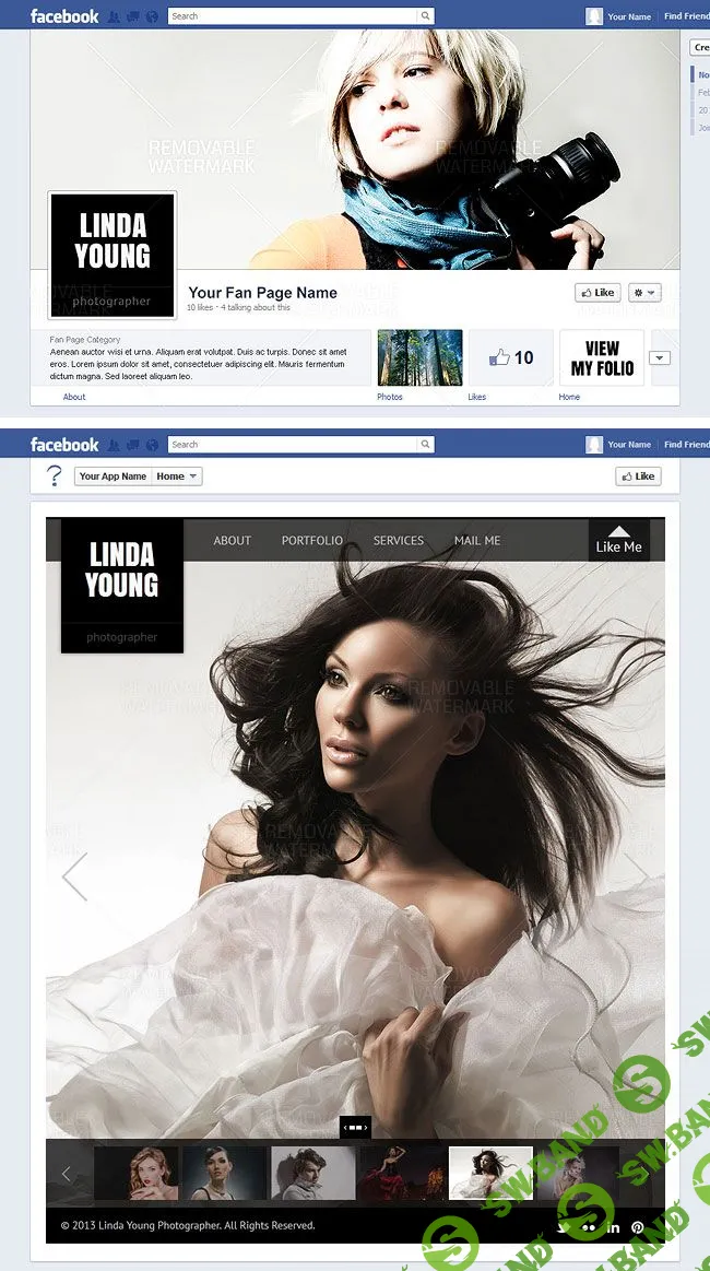 [mightydeals] 10 Профессиональных Facebook шаблонов