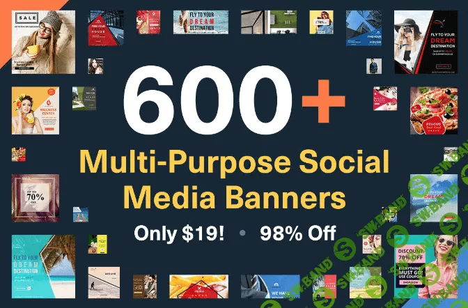 [mightydeals] Более 600 Шаблонов для Instagram, Facebook, Twitter и Pinterest