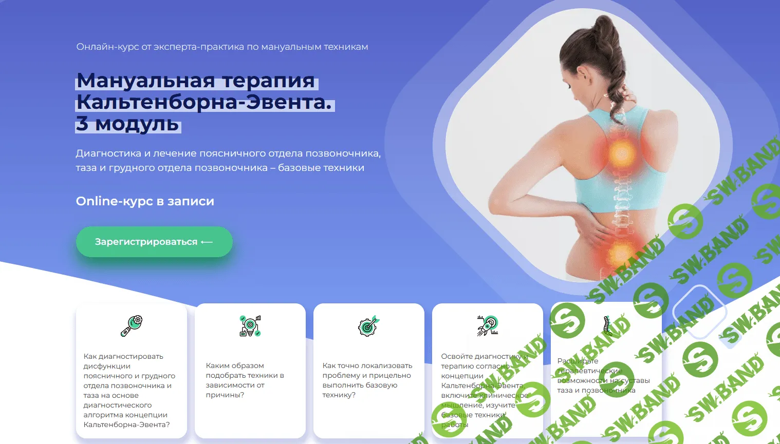 [Мирослав Кокош] Мануальная терапия Кальтенборна-Эвента. 3 модуль. поясница.таз.грудной ОП (2022)