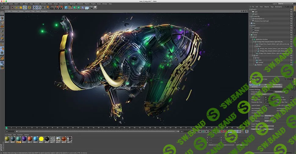 [Михаил Бычков] [VideoSmile] - Супер CINEMA 4D (2018)
