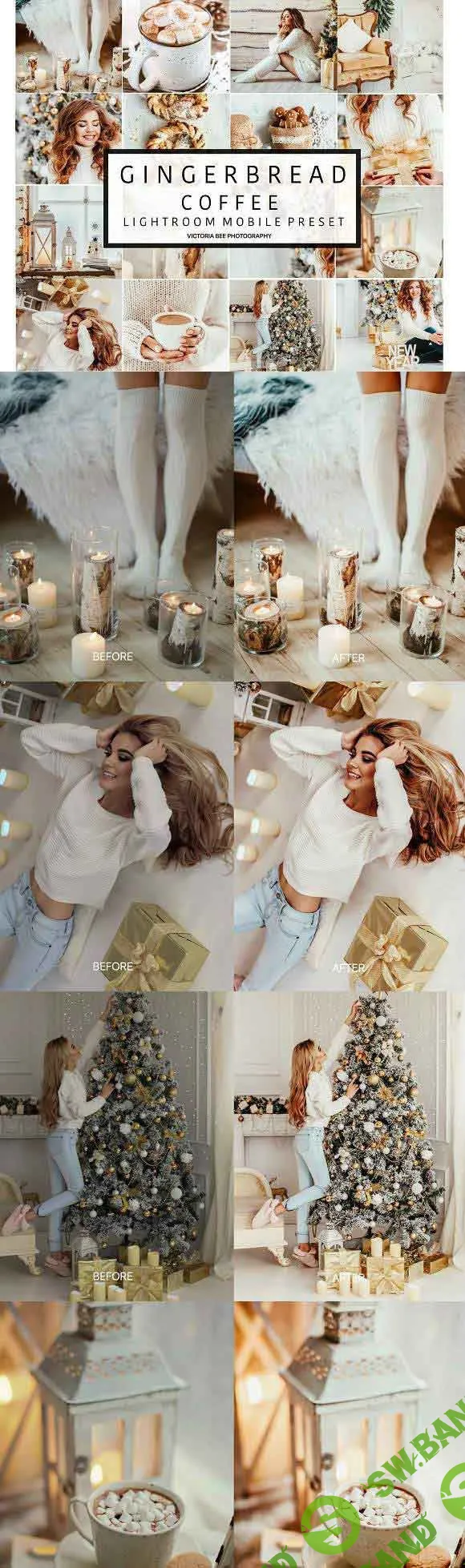 Mobile Lightroom Preset GINGERBREAD