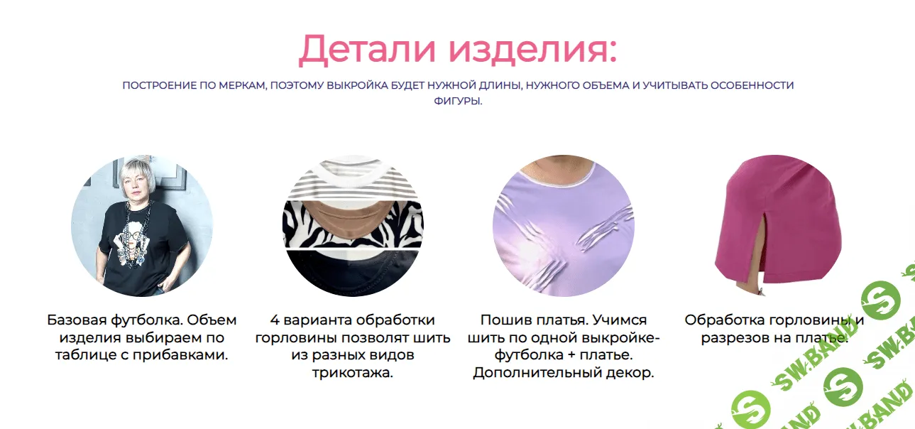 [Модно Швейно, Людмила Макаренко] Интенсив «Построение выкройки, пошив футболки и платья-футболки» (2023)