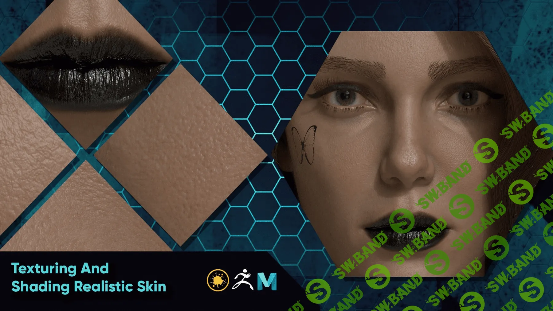 [mohammad_fakhri] Texturing And Shading Realistic Skin In Maya Mari And Zbrush