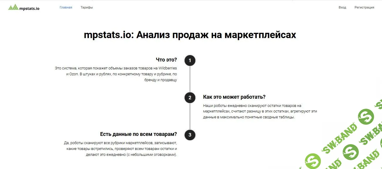 MPStats.io - Анализ продаж на маркетплейсах  (базовый,1 месяц, №1) (2020)