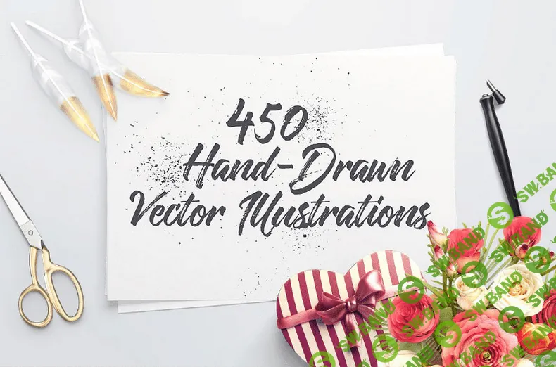 [MyDesignDeals] Творческая коллекция февраля. Текстуры, векторы, акварель и т.д. (2017)