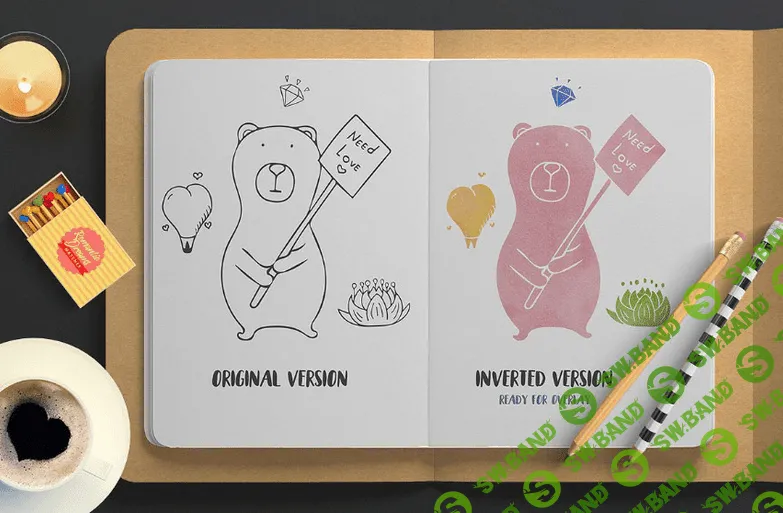 [MyDesignDeals] Творческая коллекция февраля. Текстуры, векторы, акварель и т.д. (2017)