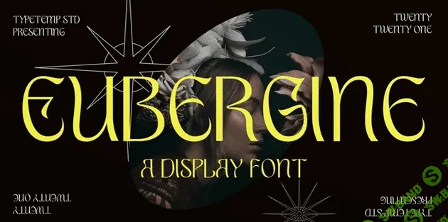 [Myfonts] Eubergine Font (2021)