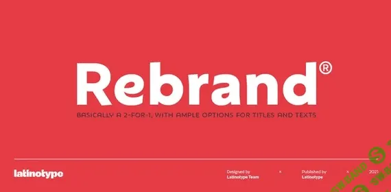[Myfonts] Rebrand Font (2021)